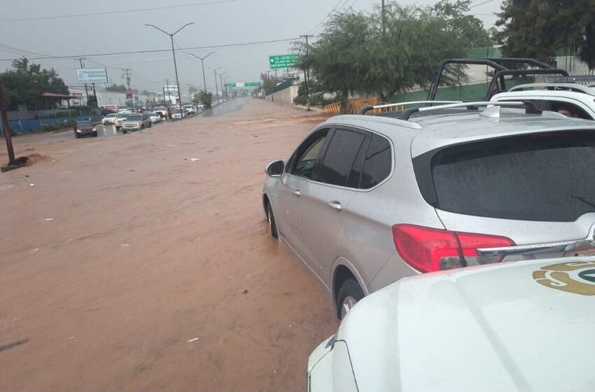  Lluvias dejan desbordamiento de arroyos y cierres carreteros en Sonora – El Universal