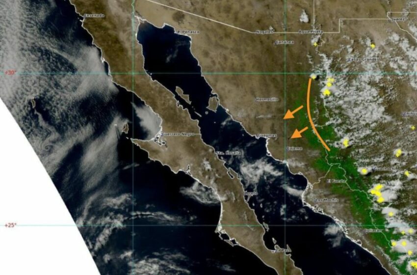  Pronostican lluvias en las próximas horas en estos municipios de Sonora – Telemax