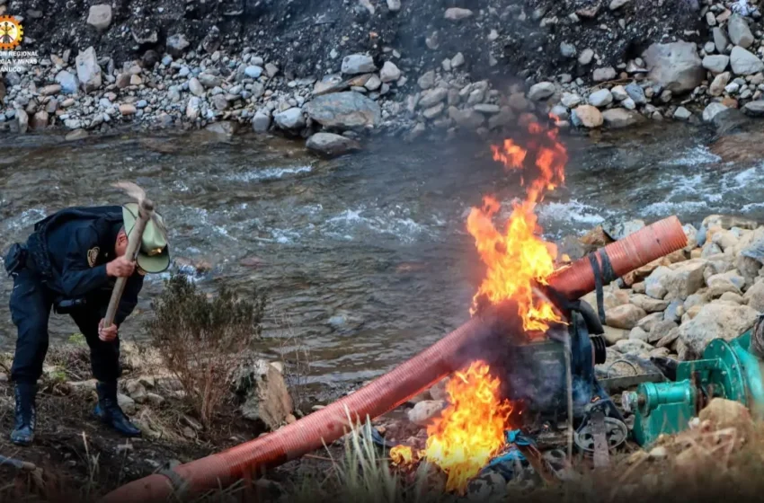  Minería ilegal avanza sobre los ríos de Puerto Inca y Huamalíes – Inforegión