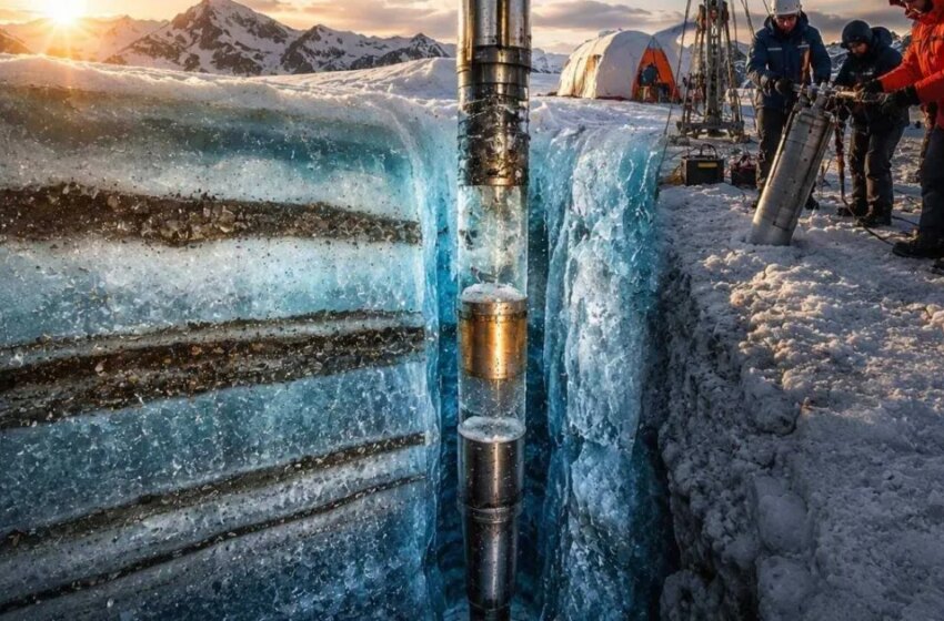  Científicos perforan un glaciar de 3.500 metros en los Alpes y encuentran señales de …