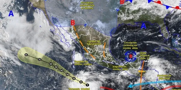  SMN pronostica lluvias intensas y riesgo de inundaciones en varios estados