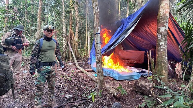  Gobierno destruye bienes e insumos usados por la minería ilegal en la Reserva Nacional …